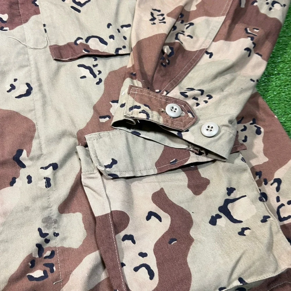 USGI Combat Coat Chocolate Chip Desert 6-Color Size: XL - Reg - EUC / 80s VTG